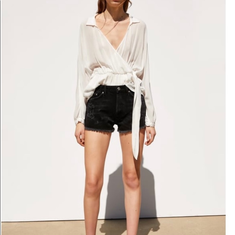 NWT Ripped Denim Shorts